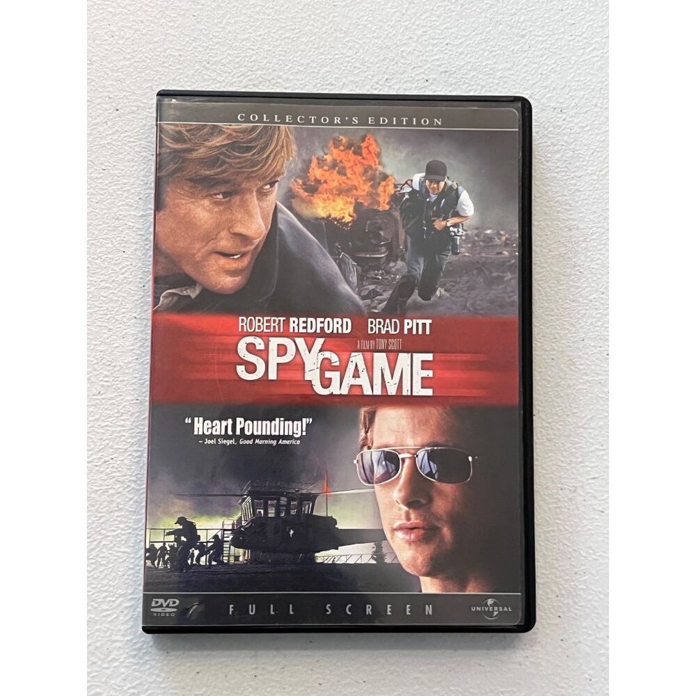 Spy Game 2001 DVD Collector’s Edition Robert Redford Action Movie Pre-Owned